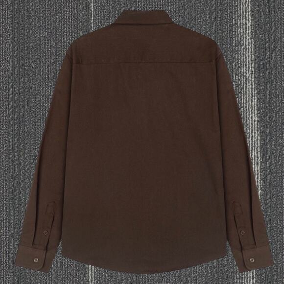 Ami Paris Brown Long Sleeve Shirt - Picture 2 of 4